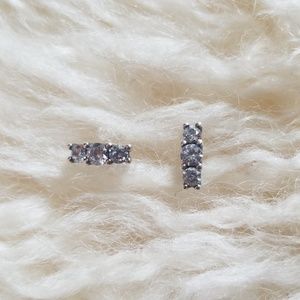 Pandora Sparkling Elegance Stud Earrings, Clear CZ